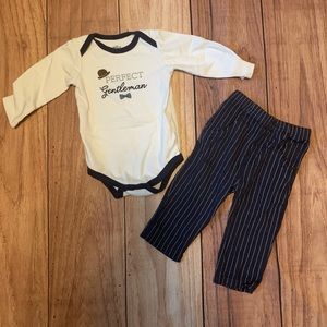 3/$22🌞 Little Treasure Perfect Gentleman Outfit